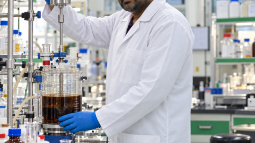 Laboratory Mixing with Overhead Stirrer